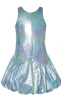 Metallic bubble dress