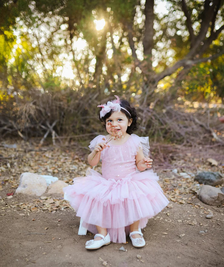 Blush baby dress
