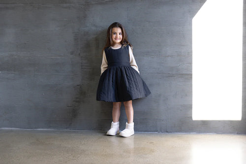 Black Poplin Dress