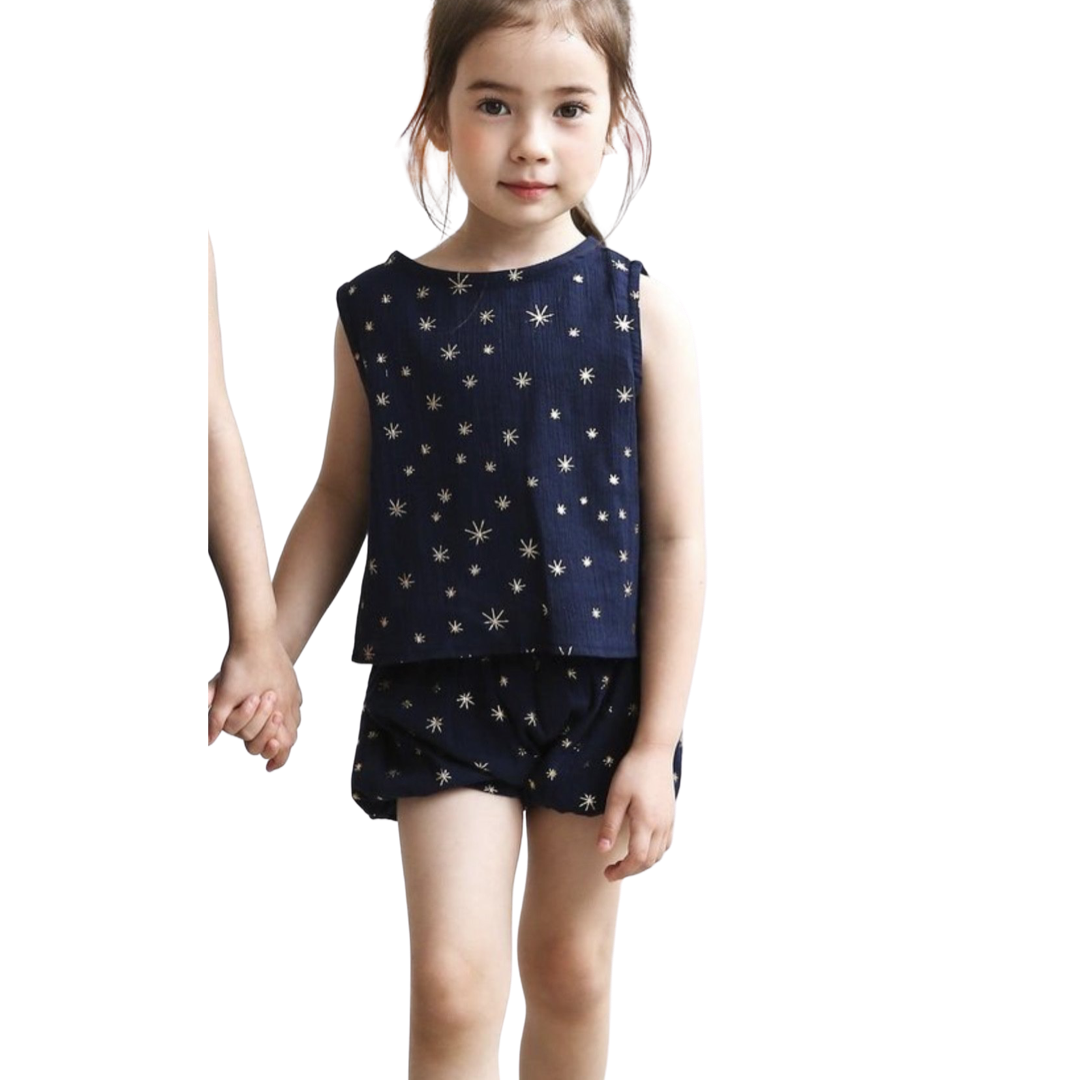 Playful cotton linen set