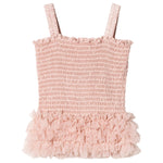 Dolly Frill top ballet pink