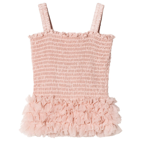 Dolly Frill top ballet pink