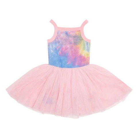 Tie dye tutu dress