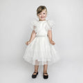 Multiple layer tulle skirt