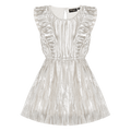 Silver metallic dress