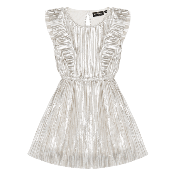 Silver metallic dress
