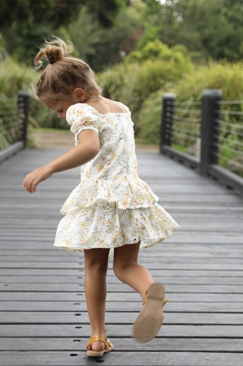 Tropical corset dress