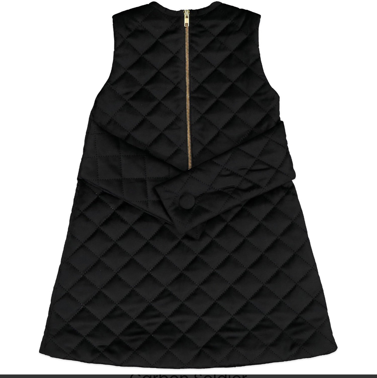 Black Pinch Pinny dress