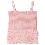 Dolly Frill top rose pink