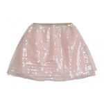 Sequin skirt white