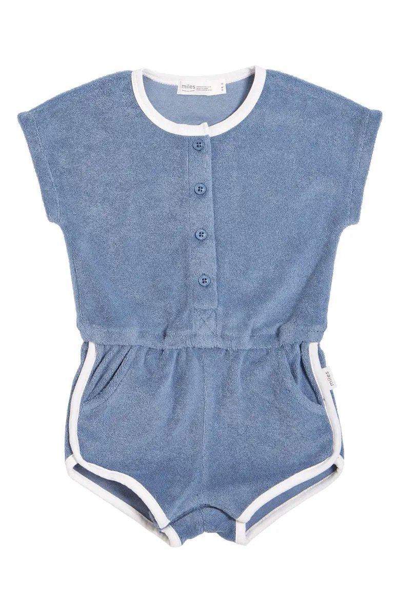 Terry sky romper